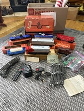 VTG 1961 Lionel Sears Set 9673 Santa Fe Diesel Freight Boxed Postwar 3419 picture