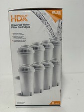 8-Pack HDX F003 Universal Water Filter Cartridges -Compatible W/ Brita Pitchers picture
