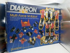 Takara DIAKRON MULTI-FORCE 14 ROBOT With 5 PILOTS original box 1983 picture