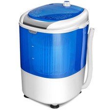 Costway Portable Mini Counter Top Washing Machine 5.5lbs Spin Basket Laundry picture