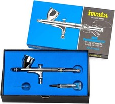 Iwata High Performance HP-C Plus Gravity Feed Dual Action Airbrush, Model H4001 picture