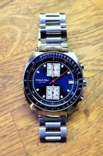 Detroit Mint Speedy Seiko Instraments VK61 Blue Kakumei Dial picture