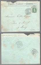 1898 Switzerland Geneva to Jura Cover picture