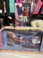 Mattel Barbie And The Nutcracker Prince And Horse Carriage picture