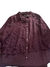 Lane Bryant Purple Blouse Size 18/20 picture
