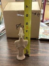 ANCIENT SYRO-HITTITE TERRACOTTA DIETY IDOL. picture