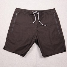 Roark Revival Shorts Mens 32 Black Drawstring Chino Stretch 8 Inseam Outdoor picture