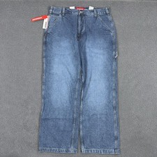 Vintage Unionbay Jeans Mens 36x30 Loose Baggy Wide Leg Worker Skater Carpenter picture