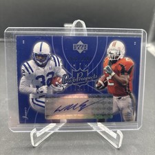 2003 Upper Deck Pros & Prospects Auto #143 Willis McGahee/Edgerrin James /2000 picture
