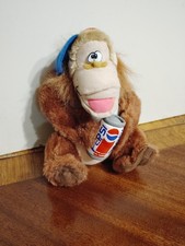 Vintage Nanco 1996 Pepsi Ad Plush Monkey Orangutan 5 3/4”  Christmas Ornament  picture