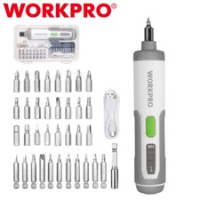 WORKPRO 4V Electric Screwdriver Rechargeable Cordless Screwdriver Set with 35Bit picture