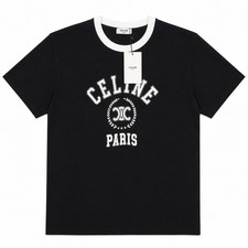 Celine T-Shirt 70s Logo Triomphe logo Men's Size L  - NWT -  Authentic picture