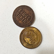 Delaware River Joint Toll Bridge Comm. & White River Junction VT Tokens Lot 2 picture