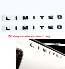 2pack OEM LIMITED Black Emblem fits Side Badge Gloosy Finish F150 F250 picture
