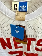 Adidas Hardwood Classic Julius Erving  “Dr J” Nets Jersey Large +2” Length New picture