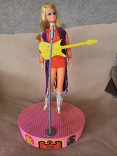 Vintage Mattel 1970 Barbie Doll Live Action PJ on Stage WORKING  picture