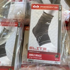New McDavid elite ankle brace W/fig-six straps & stays level 3 Xsmall 7.5-8 picture