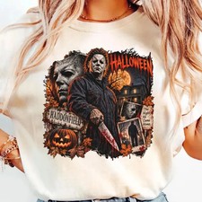Vintage Halloween Horror Shirt, Slasher Movie Inspired Tee picture