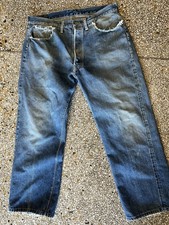 Vintage Levi’s 501XX Big E Jeans 50s 60s Hidden Rivets Selvedge W35x27 picture