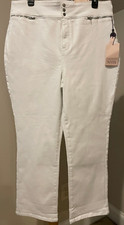 NYJD Not Your Daughter Jeans White Marilyn Ankle Jeans NWT - Sz 16 picture