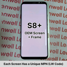 DISCOUNT Original OEM For Samsung Galaxy S8 Plus OLED Display Screen w/ Midframe picture