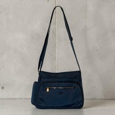 Lug Shimmy Crossbody Bag RFID Navy Blue Nylon Travel Purse Shoulder Pockets picture