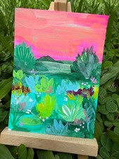 ACEO/ATC Original Acrylic Landscape Painting 