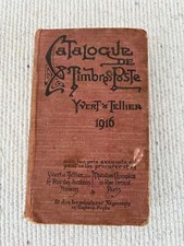 REDUCEDVintage Catalogue timbres poste French Stamps 1916 - Yvert & Tellier picture