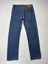 Vintage 1992 Levi’s 501XX Denim Dark Blue Jeans 30x30 Made In USA picture