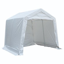 10W x 10L Enclosed Fabric Shelter Outdoor Yard ATV Tools Canopy Storage Shed picture