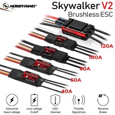 Hobbywing Skywalker 15A 20A 30A 40A 120A 130A 160A Brushless ESC for Fixed Wing picture