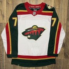 Minnesota Wild Brock Faber Fanatics Authentic Premium 25th Anniversary Jersey 44 picture