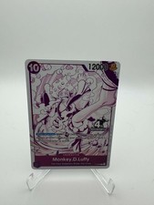 Monkey.D.Luffy P-099 Alt Art 4th Anniversary Promo - One Piece TCG English Card picture