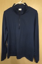 Nike Golf Victory HZ Men's Dri-FIT 1/2 Zip Top Style FD5837 410 Blue New w/ Tags picture