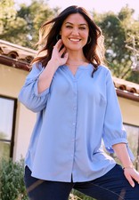 Catherines Women's Plus Size The Curvy Knit Jean picture