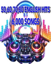 50, 60, 70 AND 80 TOP HITS ENGLISH. OVER 6,000 SONGS IN 1 USB DRIVE 32GB picture