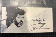 George Lucas RARE Signed Photo 1980’s To Fans Per Request… Star Wars Estate picture