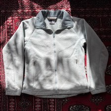 Columbia Vertex Core Interchange Fleece Jacket Womens Medium Light Blue F4WO2532 picture