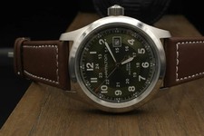 Hamilton Khaki Green Automatic Watch for Men | Vintage Swiss Made Military Watch picture