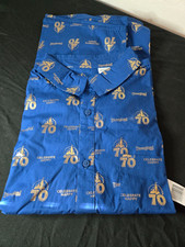 Disneyparks Exclusive Disneyland 70th Anniversary Blue Button-Up Shirt Men’s XL picture