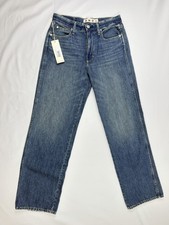 AMO Annette Jeans 27 Persuasion High Rise Straight Leg Denim NWT Made USA picture