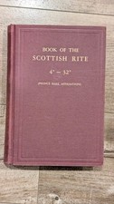 Book Of The Scottish Rite 4°-32° Prince Hall Affiliation 1946 1st Edition picture