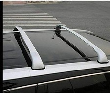 For 14-19 Toyota Highlander OE Style Roof Rack Cross Bars Silver Pair Set picture