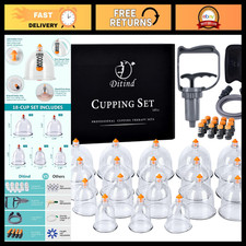 18 Pcs Cupping Therapy Set - Professional Massage Kit, Portable Suction Cups for picture