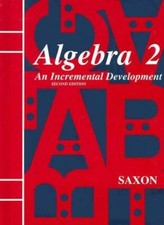 Saxon Algebra 2: An Incremental Development, 2nd Edition - Hardcover - GOOD picture