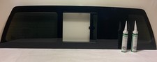 Fits 1999-2006 Chevy Silverado 1500 Manual Sliding Back Glass Window 1Panel Heat picture