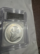 South Africa 2021 Krugerrand 1 oz .999 Silver Business Strike ICG MS69 picture