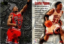 1995-96 Fleer Metal Nuts & Bolts Scottie Pippen card #216 Chicago Bulls HOF picture