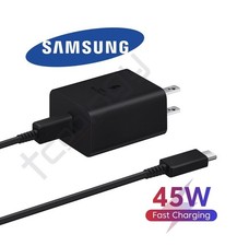 Original Samsung 45 Watts USB-C Super Fast Charging Wall Charger & USB-C Cable picture