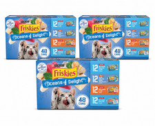 3x Purina Friskies Ocean of Delight Variety Pack, Wet Cat Food, 5.5 oz, 48 Ct picture